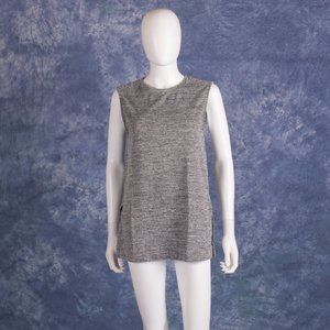 Banana Republic Speckled Grey Sleeveless Knit Top Sz S